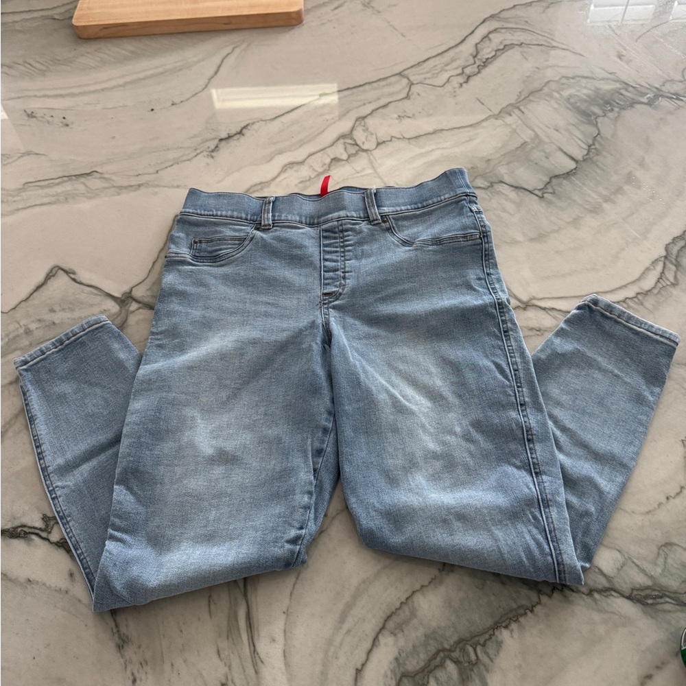 SPANX Blue Skinny Jeans